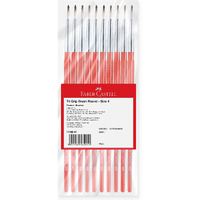 Faber-Castell Tri Grip Synth Hair Round Size 4 Pck-10