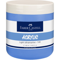 Faber-Castell Creative Studio Acrylic 500Ml Jar - Light Ultramarine 140