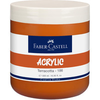 Faber-Castell Creative Studio Acrylic 500Ml Jar - Terracotta 186