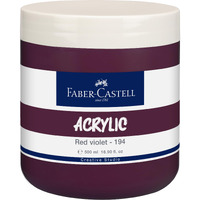 Faber-Castell Creative Studio Acrylic 500Ml Jar - Red Violet 194