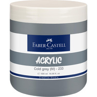 Faber-Castell Creative Studio Acrylic 500Ml Jar - Cold Grey Iv 233