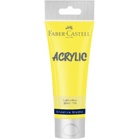Faber-Castell Creative Studio Acrylic Tube120Ml-Light Yellow Glaze 104