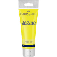 Faber-Castell Creative Studio Acrylic Tube120Ml-Cadmium Yellow Lemon 205