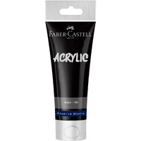 Faber-Castell Creative Studio Acrylic Tube120Ml-Black 199