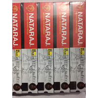 Nataraj 621 Bold Writing Pencils-Pack Of 5 Pkts.,Gray