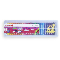 Camel Oil Pastel With Reusable Plastic Box - 25 Shades