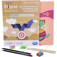 Navneet Youva Happiness Combo Organisation Of Commerce & Management Study Kit (1 Digest + 1 Long Book + 2 Pencils + 1 Sharpener + 1 Eraser + 1 Scale), (23946)