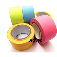 Kcr Colorful Neon Attractive Shades Adhesive Paper Tape For Art & Craft,Project Work(20Mm X 5Mtr) (Set Of 5 Tapes)