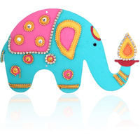 Little Birdie Hanging Decor Little Birdie Festive Elephant - Approx 13.5X8.6Cm 2Mm Thick 1Pc | Festive, Diwali Decoration (Left)