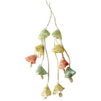 Paushak Boutique Pastel Colour Sequence Handmade Latkan (1Set)