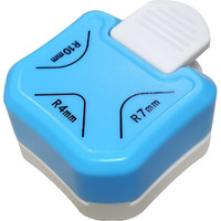 Schubert 3 In 1 Corner Cutter Punch Size R4Mm, R7Mm And R10Mm Rounder For Paper Craft And Photo Cutter Scrap-Booking Angle Eater