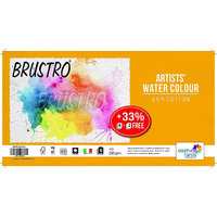 Brustro Artists Watercolour Paper, 200 Gsm, A3-25% Cotton Cold Pressed, 6 + 2 Free Sheets