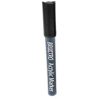 Brustro Acrylic (Diy) Marker Black (For Craftworks, School Projects, And Other Presentations)