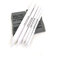 Brustro Kneadable Art Eraser Pack Of 4 With Cretacolor Blending Stump Set Of 5