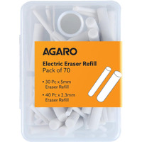 Agaro Electric Eraser Refill Pack Of 70, 2.3Mm & 5Mm Eraser, Sketching, Drawing, Portrait Shading