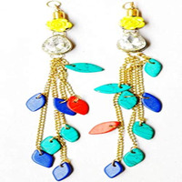 Paushak Boutique Multicolour Lighti Wright Marble Hanging Latkan (1Set)
