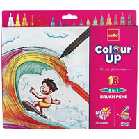 Cello Brushtip Pens Multicolor 18 Shades Set (Pack Of 1)