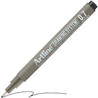 Artline Black Colour Drawing System Pen Of Writing Width 0.7 Mm Of 12 Qunaity | Explore Various Drawing Techniques For Artists & Designers