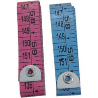 Sellnship Sewing Measuring Ruler Extra Heavy Durable Double Ink Coated Tailors Measurement Tape 1.5 Meter (Multicolor Pack Of 2)