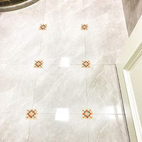 Jaamso Royals Multicolor Square Design Vinyl Peel And Stick Self Adhesive Home Decor Floor Sticker (45 Cm X 30 Cm) P