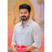 Vinyl Thalapathy Vijay Wall Poster Sticker | Vijay Thalapathi Posters Stickers For Wall, Room Decorations, 42 Cm