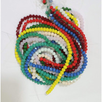 Omx 950 Beads (900 Pieces, 6Mm, Multicolor, Round, Crystal Glass, Craft Bead, Set, For Jewellery Making/Crafts)