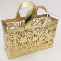 Fancy Palace Elegant Reusable Gift Bags - Perfect For Wedding Return Gifts & Birthdays|Golden Bags - Versatile & Chic Gifting Option - 1 Count