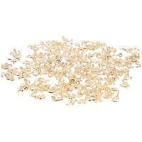 Artibetter 104Pcs Alphabet Abc Letter Charms English Charms Pendant For Name Necklace Bracelet Key Chain Jewelry Making Golden