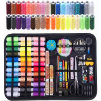 Rianz 200 Pcs Sewing Kit For Adults, Needle And Thread Kit For Sewing,Professional Sewing Supplies Accessories With Tailor Scissors, 43Xl Thread, 30 Needles, Thread Snips And More For Travel Home Beginners (Style - 1)