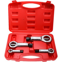 Voltz Dn-D1012 Nut Splitter 4 Pcs Set Heavy Duty Broken Damaged Screw Nut Removal Splitting Tools 9-12Mm/12-16Mm/16-22Mm/22-27Mm