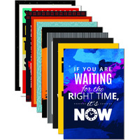 Printelligent Paper Quote Printed Posters, Multicolour, Large (G)