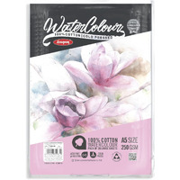 Anupam 100% Cotton Watercolour Paper Loose Sheets - Natural White - Cold Press Paper - 250 Gsm - 20 Sheets - A5