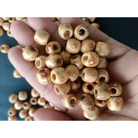 Wooden Craft Beads, 10 Mm, Assorted Colours, Pack Of 100