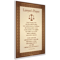 Artinkart- Law Lawyers Prayer Advocate Motivational Quotes Poster, Lawyer Office Decoration (Multicolour, Abstract, 12 X 18 Inch, Unframed)