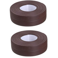 Store Onicorn Caulk Strip Pe Flexible Self Adhesive Waterproof Sealing Tape Sealant Strip For Kitchen, Bathroom, Bathtub, Toilet, Wall Floor (W X L 2.2X3.2Metre, Brown), 2 Pieces