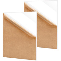 Bigimall Acrylic Sheet 2Pcs Milky White Opaque 2Mm 12 Inch X 18 Inch Pack Of 2 Pcs