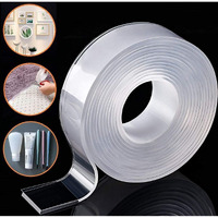 Beyond Basic Ouble Sided Tape 3 Meter Heavy Duty Transparent Strong Adhesive Mounting Trackless Removable Washable For Tape For Posters, Carpets, Photo Frames, Kitchen,Car Decor (Grip Tape)