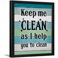 Chaka Chaundh - Bathroom Quotes Framed Poster - 14 X 11 Inches - Multi Color - Contemporary Style - Quote Theme - Ready To Hang - Wall Mount - Matte Finish