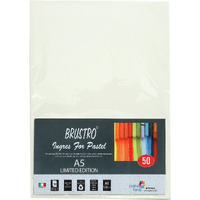Brustro Artists Pastel Papers, A5 Size, 160 Gsm, Assorted Soft, 50 Sheets