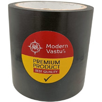 Mv Vastu Remedies Colour Tape | Size 4"Inch/100Mm, 20 Meter (Main Entrance & Toilet Correction)  Pack Of 1 (Black)