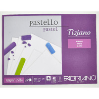 Fabriano Tiziano Pastel Blocks White 160 Gsm 30.5 X 41 Cm