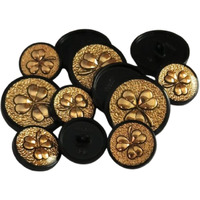 Spongy Designer Metal Button For Blazer Suit I Sherwani I And Indian Dresses I Pack Of 6Pcs Big & 6Pcs Small I #124