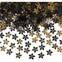 Embroiderymaterial Flower Shape Sequins Sitara For Craft And Embroidery 50Gm (Printed Antique Gold, 8Mm)