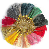 Adikala Silk Tassels For Saree Pallu, Choli, Blouse, Dupatta, Diy Art & Craft And Gifting Decor (12, Multi Color)