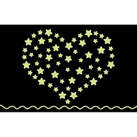 Jaamso Royals Multicolor Self Adhesive Peel And Stick Star Glow In The Dark Wall Sticker Y0033 38 Cm