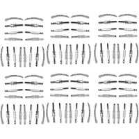 Diy Crafts 5 Pcs, Nickel Silver, 5.3 Mm X 45.8 Mm Diy Acces Sory Findings Jewellery Clasps Fittings Diy Jewellery Making Accessories Nickel Silver Colours Steel Material Sha(5 Pcs, Nickel Silver)