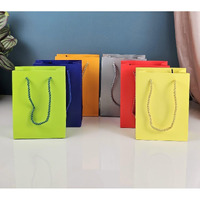 Satyam Kraft 6 Pcs Paper Gift Bags With Handles | Gift For Her/Him, Mothers Day Gifting, Bags,Wedding Return Gifts, Birthday, Shopping & Party | Eco-Friendly Reusable Bags (16 X 12 Cm, Multicolor)