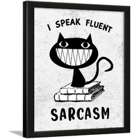 Chaka Chaundh - Sarcastic Quotes Wall Frames - Funny Quotes Wall Frames  Unique Wall Dcor Poster For Teen Room - Funny Poster For Student Room - (13.6 X 10.6 Inches)