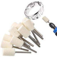 Diy Crafts Pack Of 12 Pcs, Design No # 2, Wool Felt Buffing Pol (Pack Of 12 Pcs, Design No # 2)