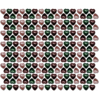 Diy Crafts 25 Grm, As Image, 7.7 Mm X 2.3 Mm As Image Diy Accessory Findings Jewellery Clasps Fittings Diy Jewellery Making Accessories Multi Colour Acrylic Material Hea(25 Grm, As Image)